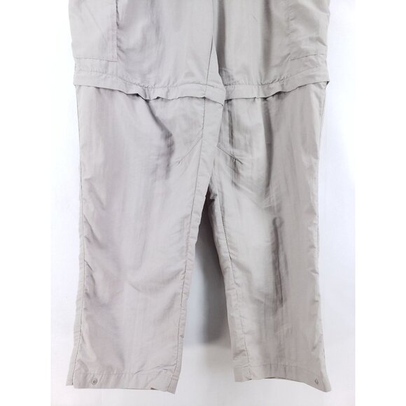 Simms Convertible Cargo Fishing Pants Mens Large Tan Nylon Lightweight Zip-Off - Picture 3 of 10